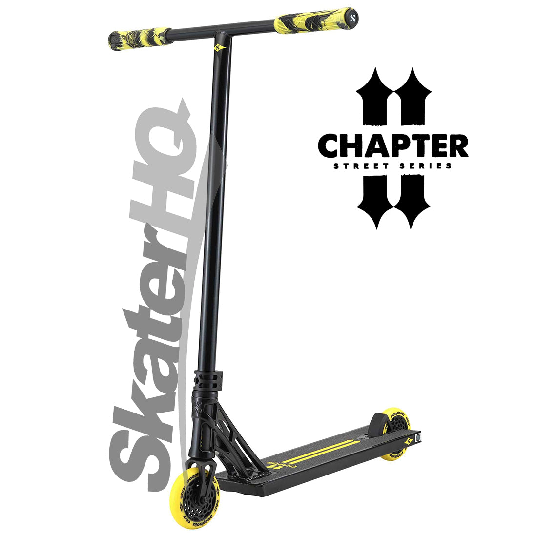 Sacrifice Chapter 2 Street Complete - Gloss Black/Gold Scooter Completes Trick