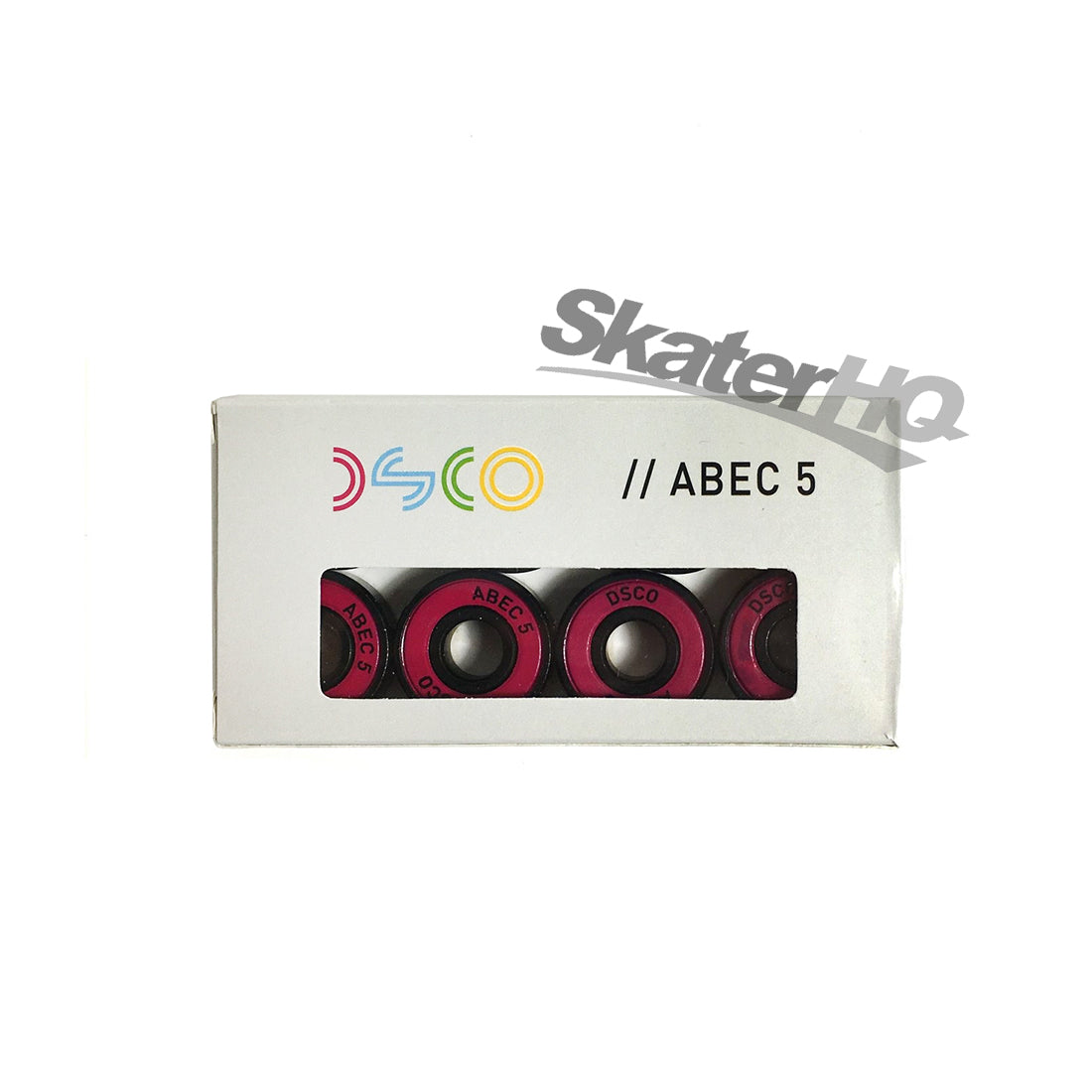 DSCO Abec 5 Bearings 8pk - Pink Skateboard Bearings