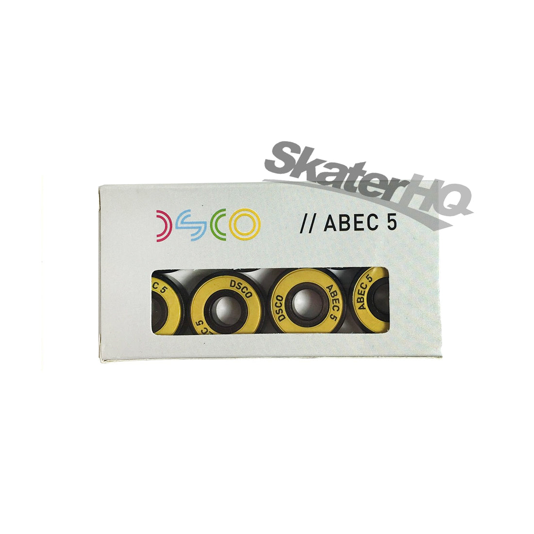 DSCO Abec 5 Bearings 8pk - Yellow Skateboard Bearings