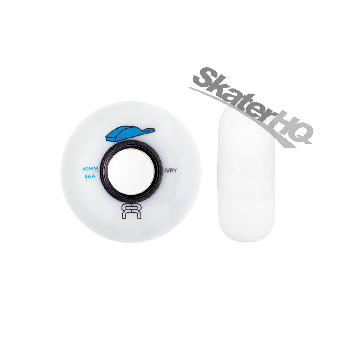 FR IVRY 60mm 86a 4pk - White Inline Aggressive Wheels