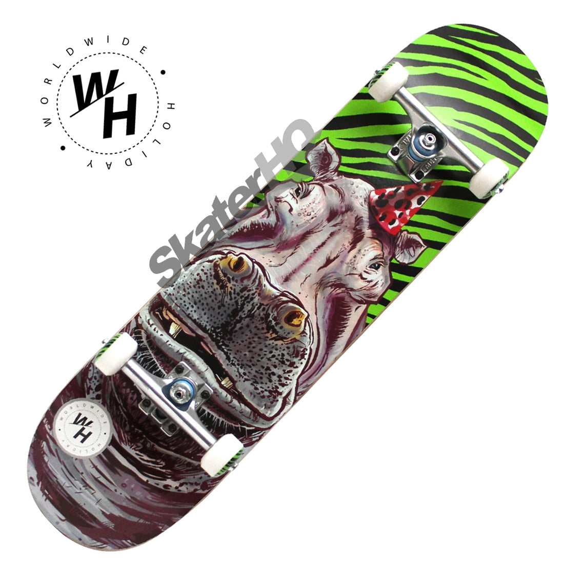 Holiday Party Hippo 8.0 Complete Skateboard Completes Modern Street