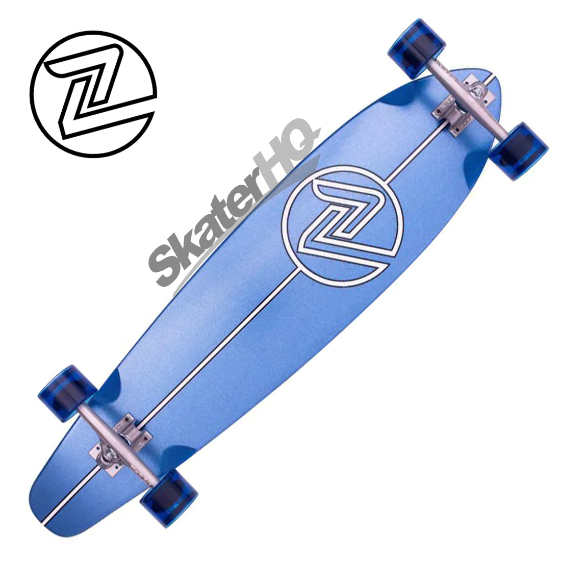 Z-Flex Jay Adams 38 Roundtail Complete - Blue Metal Flake Skateboard Completes Longboards
