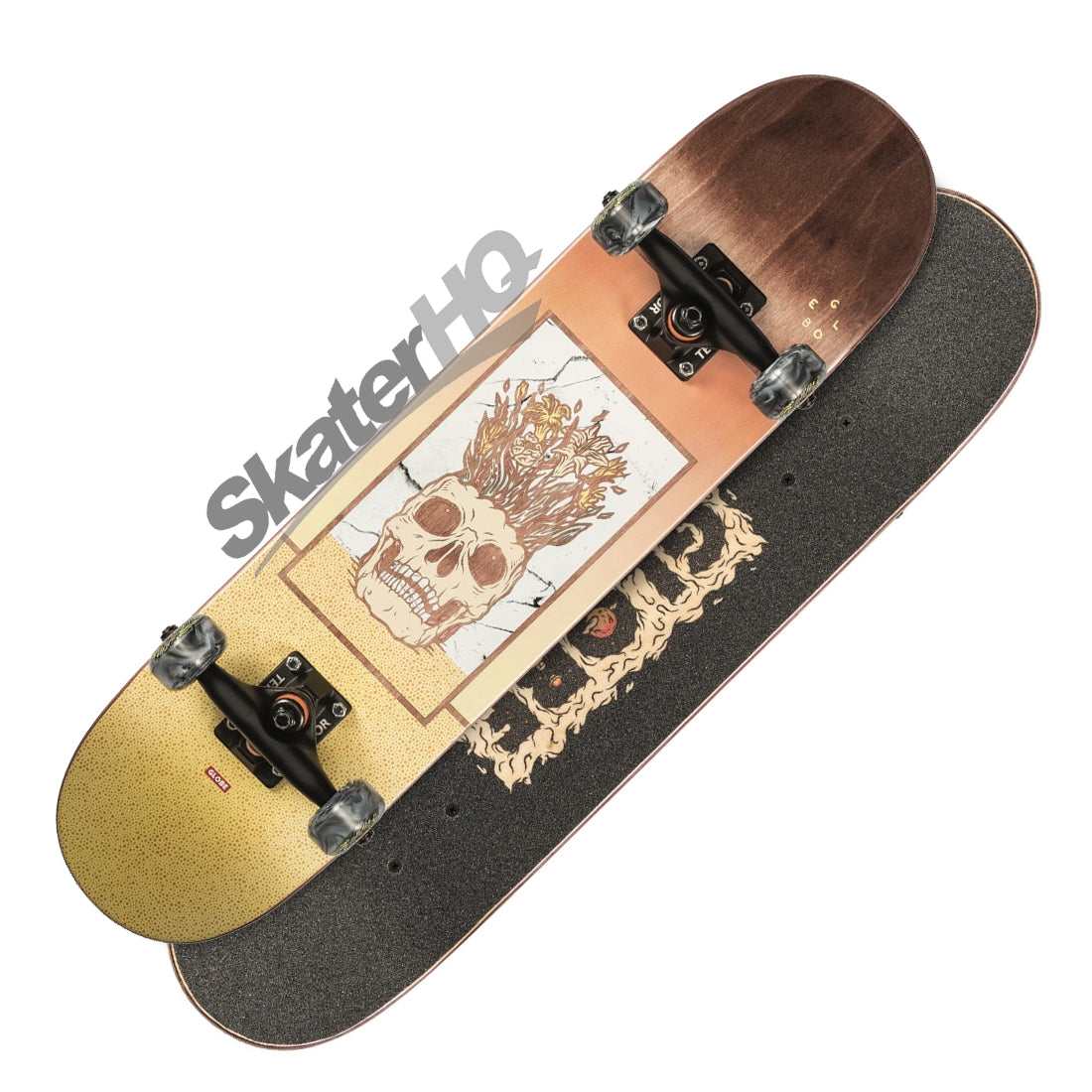 Globe Celestial Growth Mini 7.0 Complete - Brown Skateboard Completes Modern Street