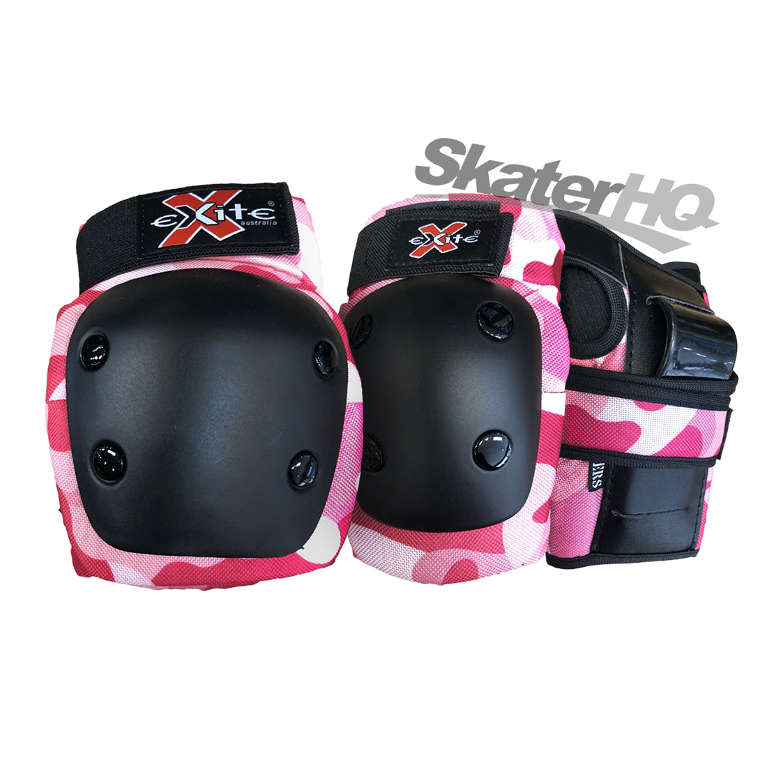 Exite Critters Tripack - Camo Pink - Youth Medium Protective Gear