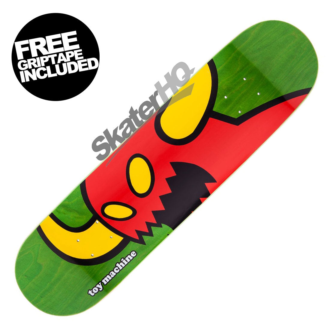 Toy Machine Vice Monster 8.0 Deck - Green Stain Skateboard Decks Modern Street
