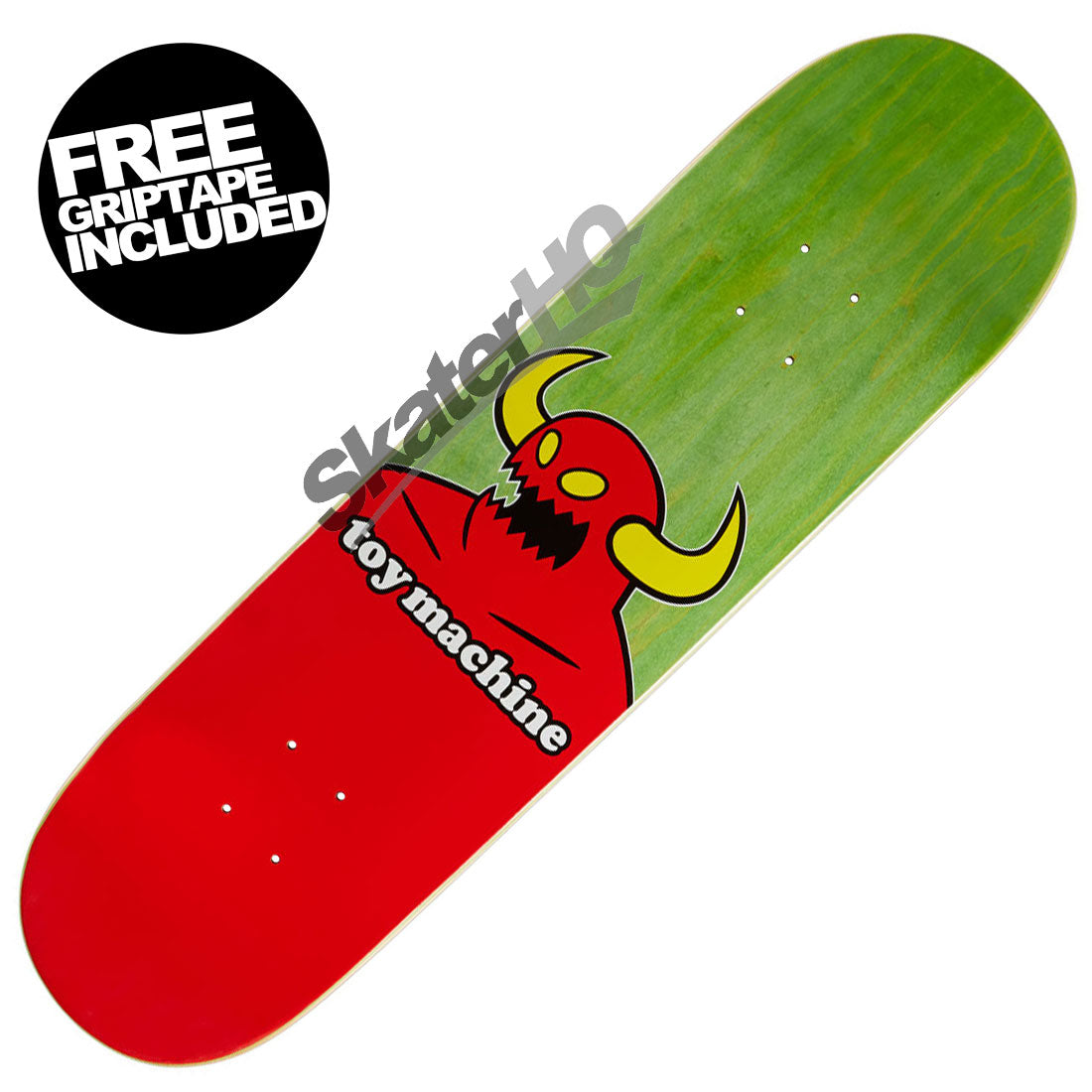 Toy Machine Monster 8.25 Deck - Green Stain Skateboard Decks Modern Street