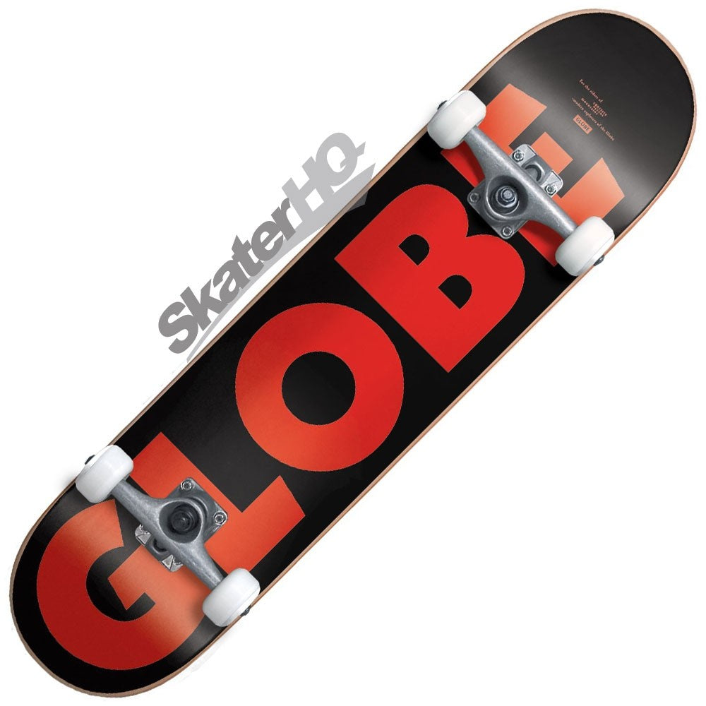 Globe G0 Fubar 7.75 Complete - Black/Red Skateboard Completes Modern Street