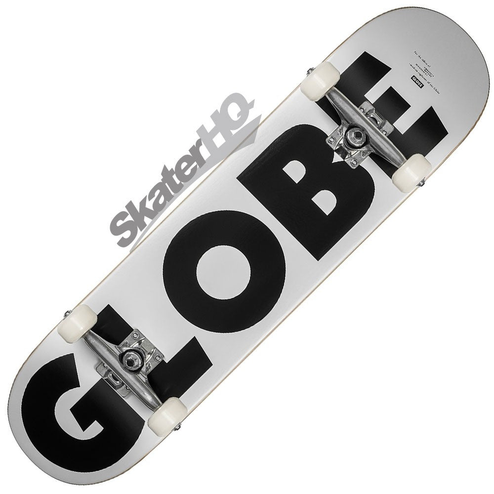 Globe G0 Fubar 8.0 Complete - Black/White Skateboard Completes Modern Street