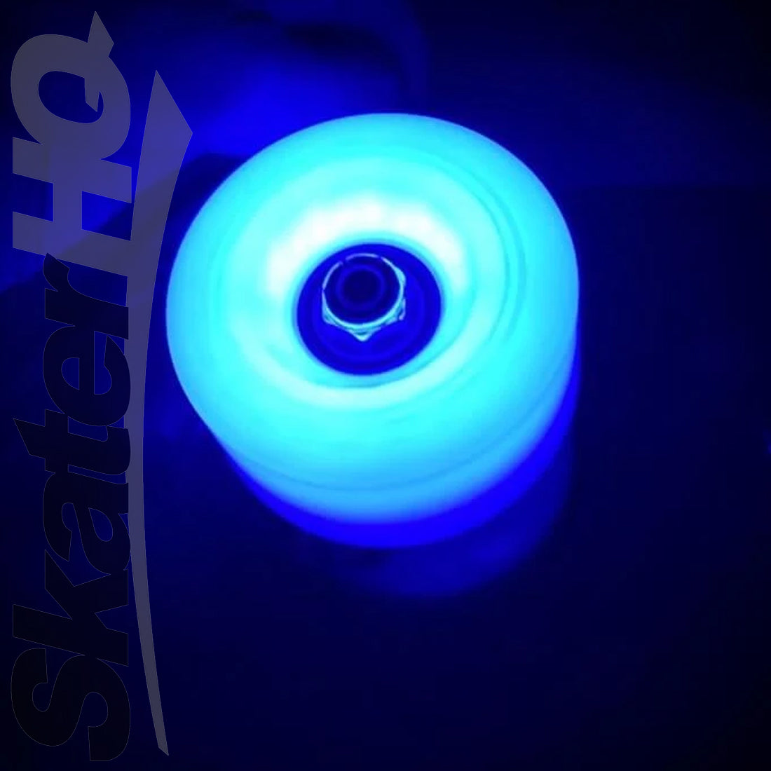 Bont Glow LED 62mm 83a 4pk - Tickle Blue Roller Skate Wheels