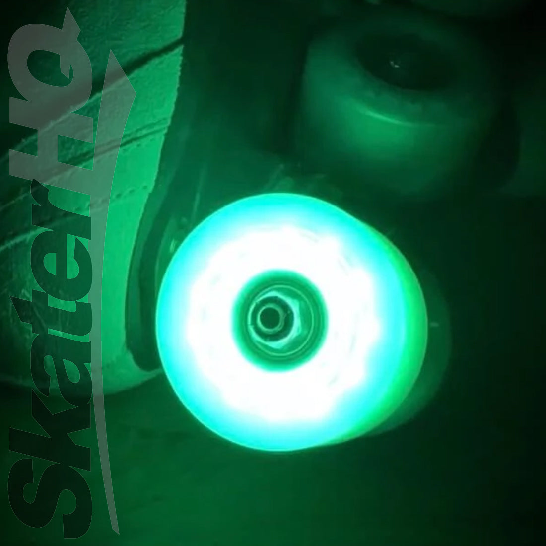 Bont Glow LED 62mm 83a 4pk - Misty Teal Roller Skate Wheels