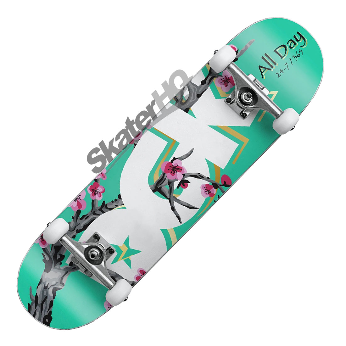 DGK Blossom 7.75 Complete - Turquoise Skateboard Completes Modern Street