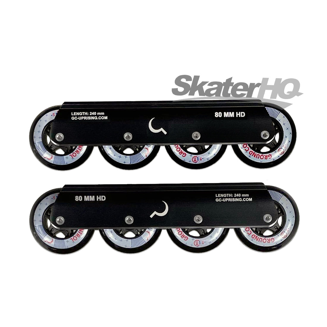 GC HD 80mm Frame Kit - Black - Medium 240mm Inline Frames