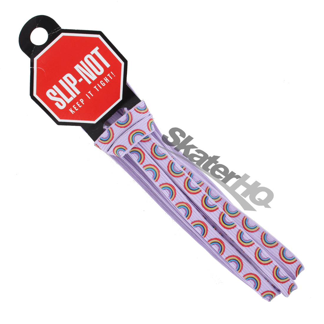 Slip-Not 72in Laces Pair - Lilac Rainbow Laces