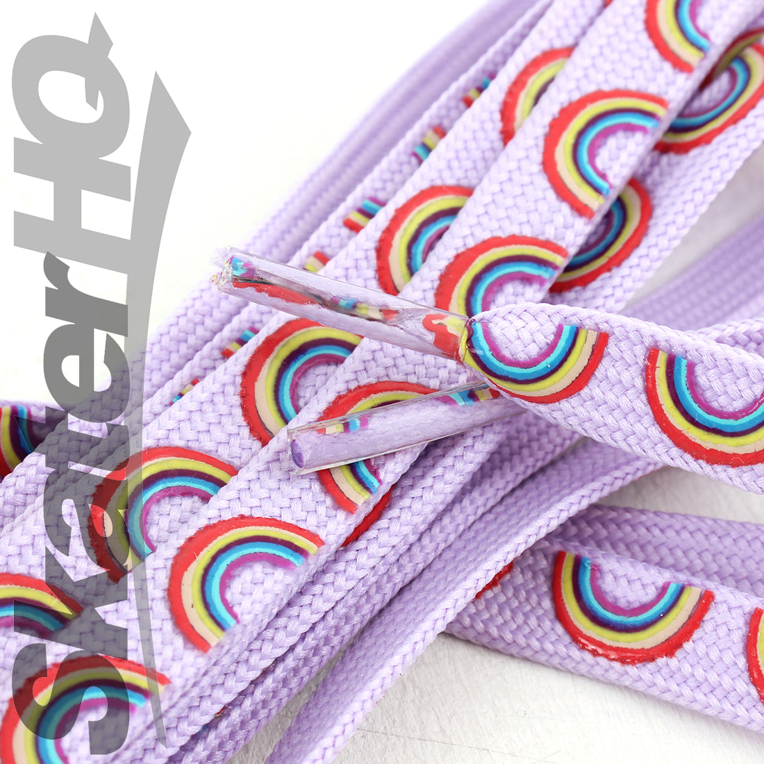 Slip-Not 72in Laces Pair - Lilac Rainbow Laces