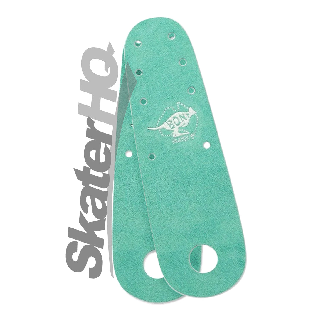 BONT Flat Toe Guard Suede Pair - Misty Teal Roller Skate Hardware and Parts