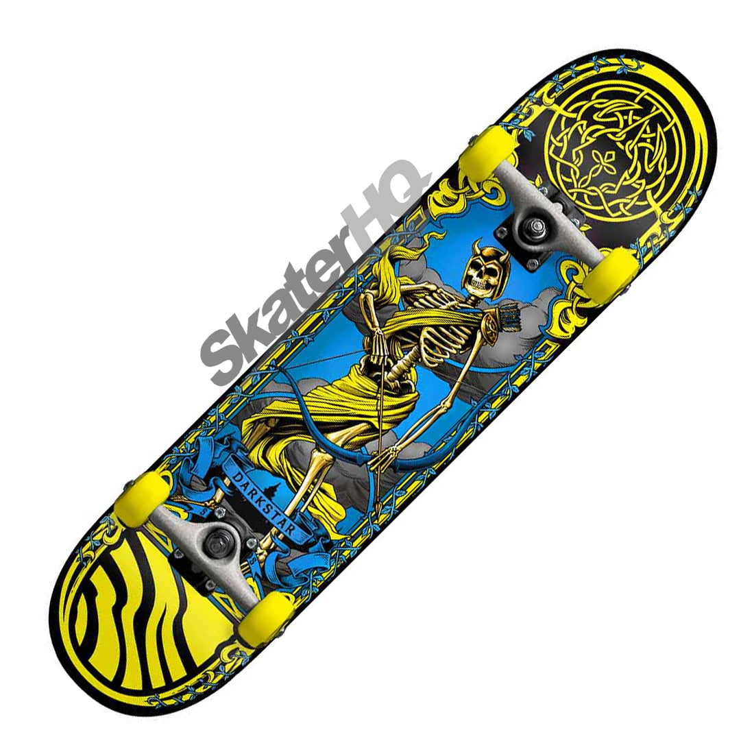 Darkstar Arrow FP 7.5 Complete - Yellow Skateboard Completes Modern Street