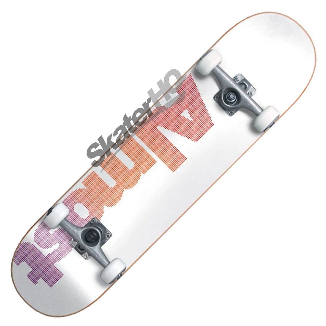 Almost Dot Logo 7.75 Complete - White Skateboard Completes Modern Street