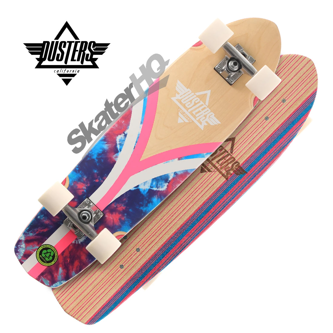 Dusters Flashback Cruiser 8.25x31 Complete - Tie Dye Skateboard Compl Cruisers