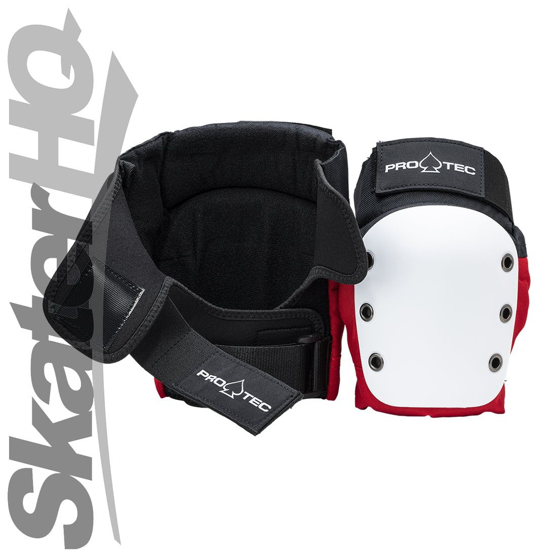 Pro-Tec Street Knee/Elbow Pad Set - Red/White/Black Protective Gear