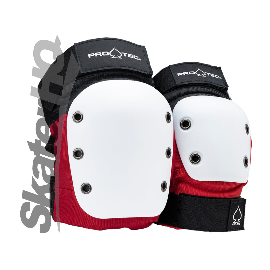 Pro-Tec Street Knee/Elbow Pad Set - Red/White/Black Protective Gear