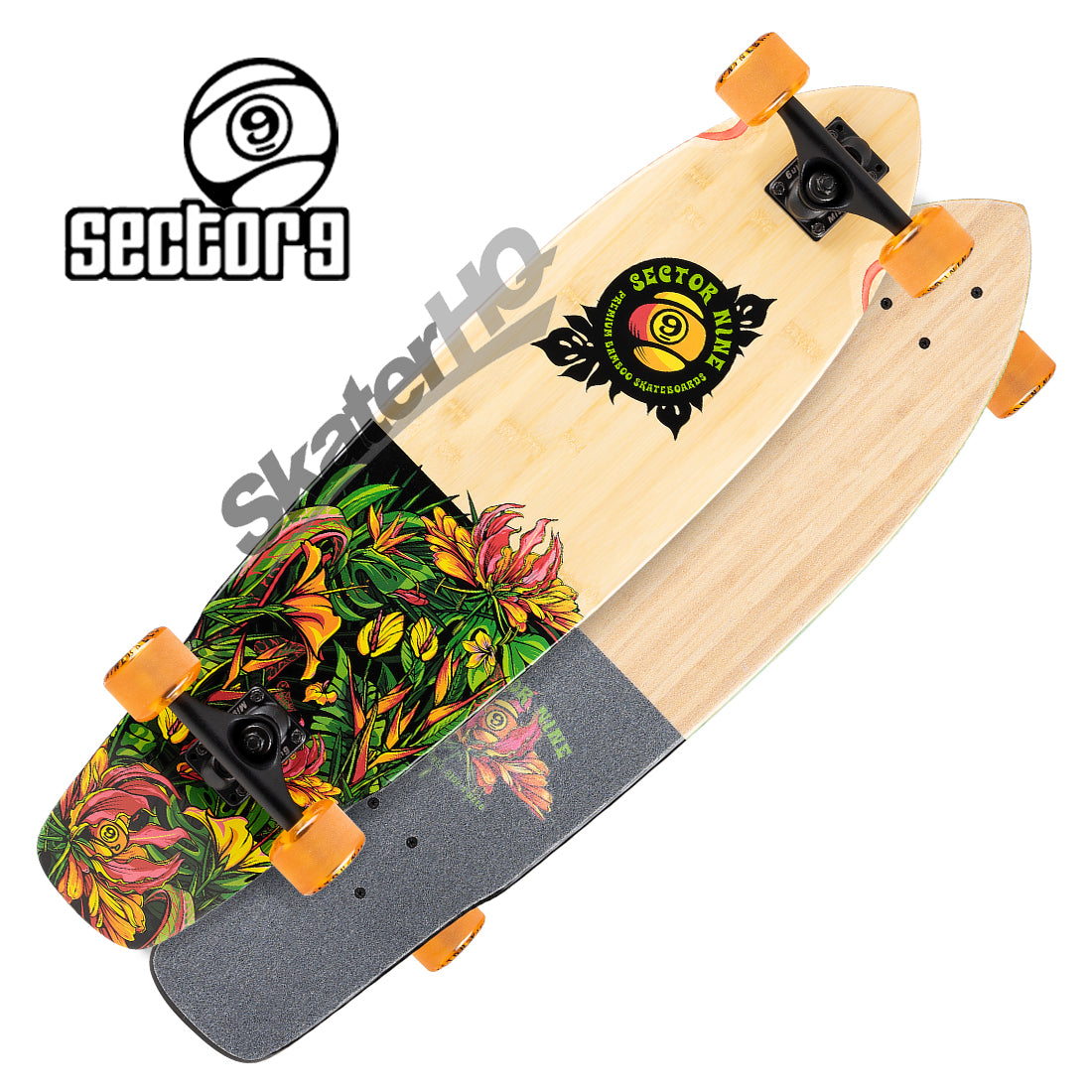Sector 9 Fort Point Eden 34 Complete - Bamboo Skateboard Completes Longboards