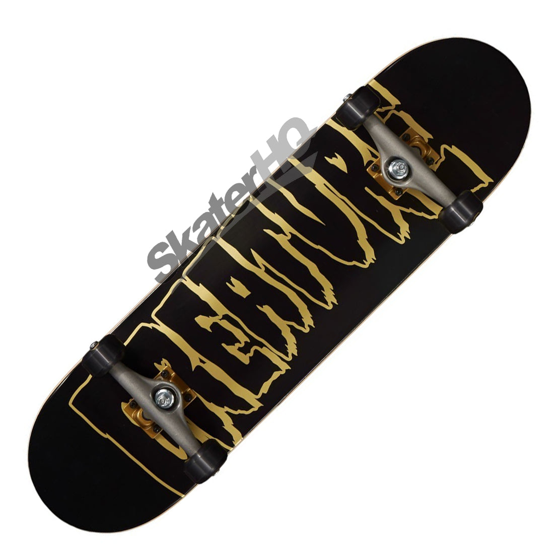 Creature Logo Outline 8.25 Complete - Black/Gold Skateboard Completes Modern Street