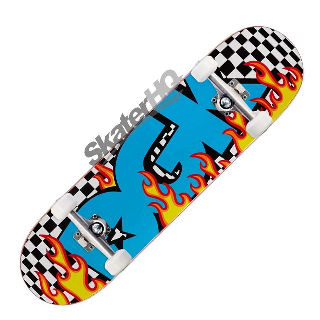 DGK On Fire 7.75 Complete - Checkered Skateboard Completes Modern Street