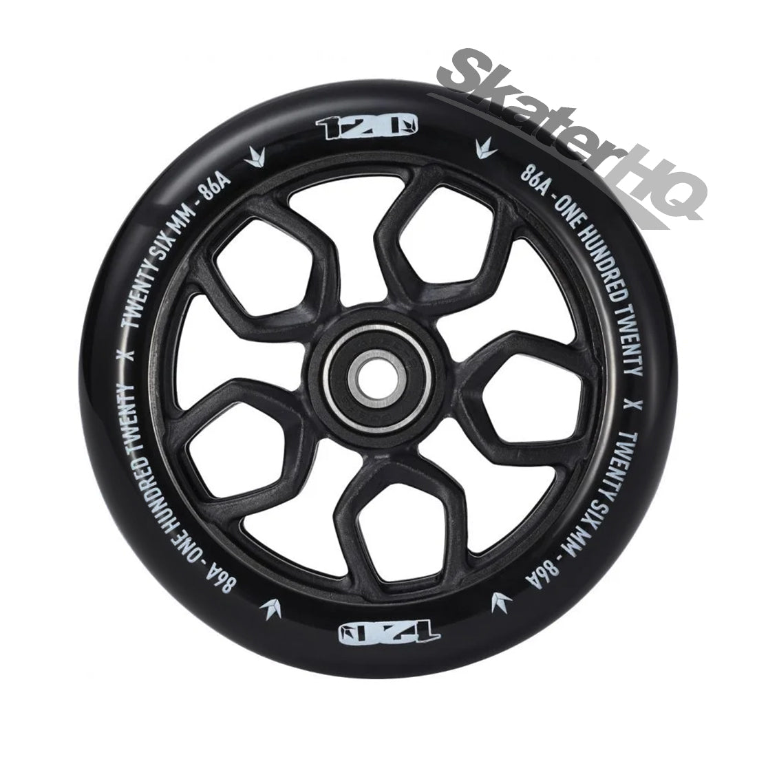 Envy Lambo 120mm/86a Wheel - Black Scooter Wheels