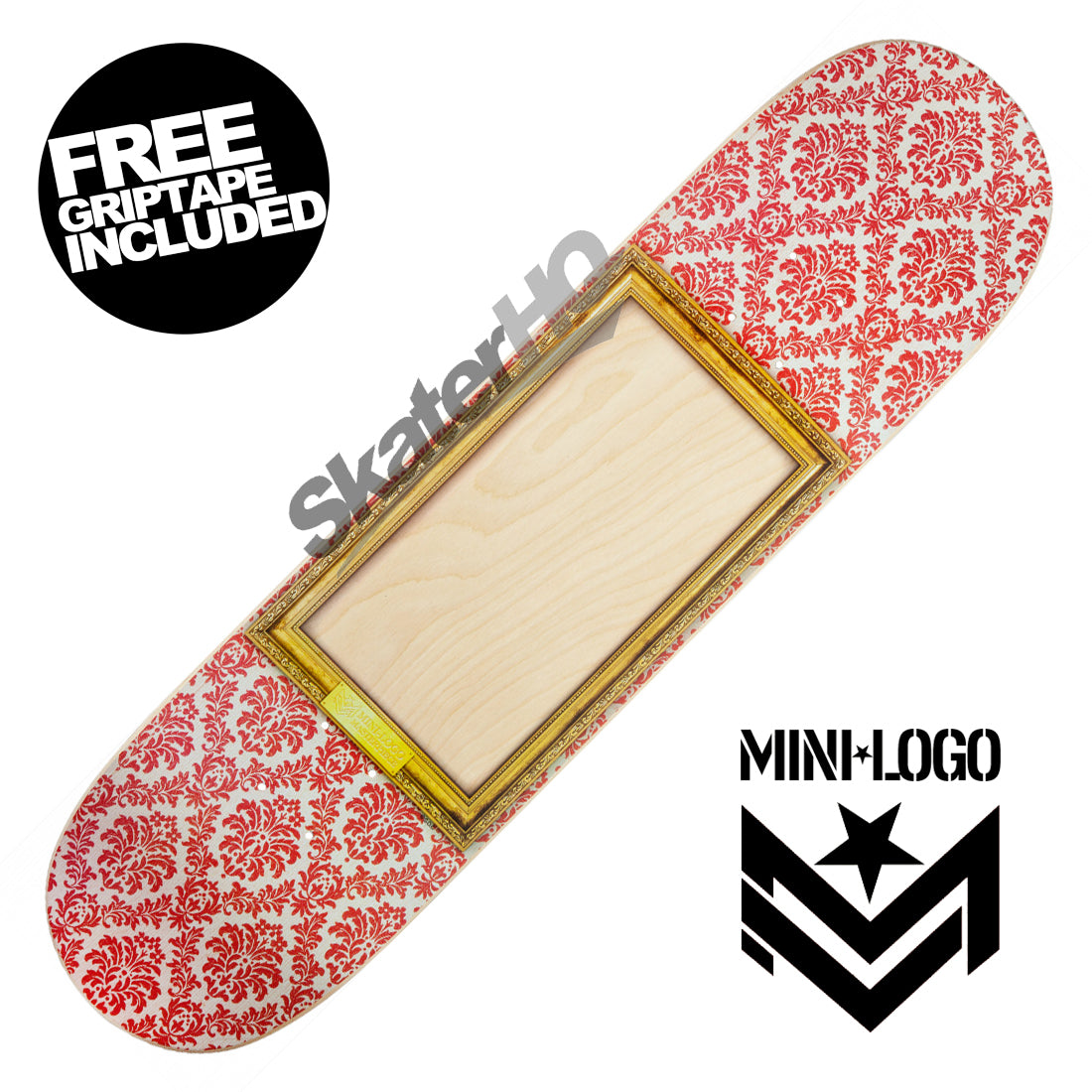 Mini Logo Masterpiece 8.0 Deck - Portrait Skateboard Decks Modern Street