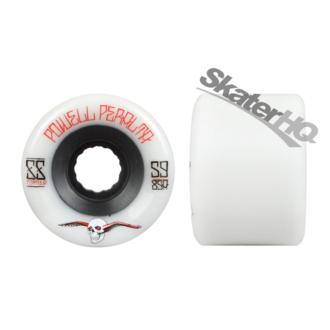 Powell Peralta SSF G-Slides 59mm 85a - White Skateboard Wheels