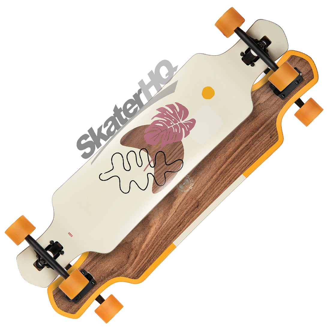 Globe Geminon Rock 40 Complete - Walnut/Monstera Skateboard Completes Longboards
