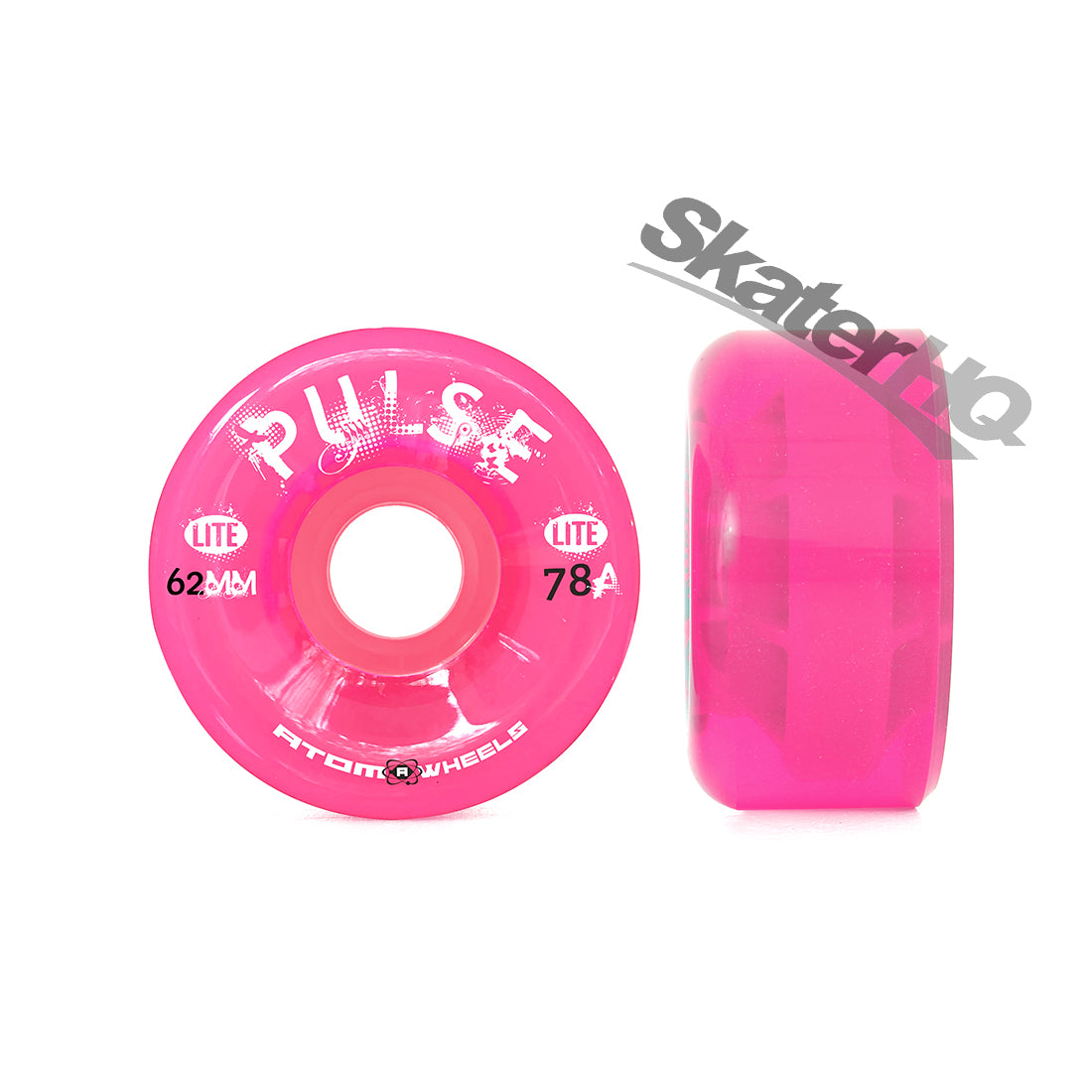 Atom Pulse Lite 62x33mm 78a 4pk - Pink Roller Skate Wheels