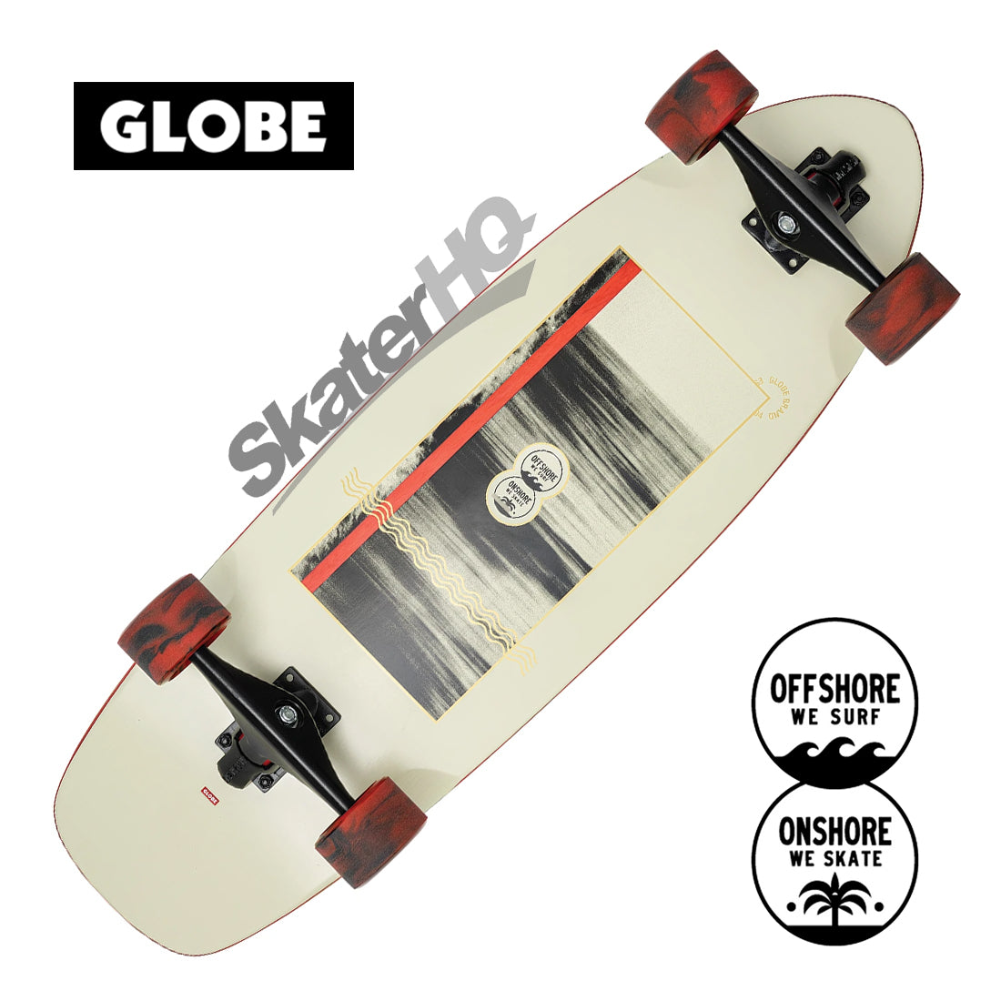Globe Zuma 31.5 Complete - On Shore/Flat Skateboard Compl Carving and Specialty