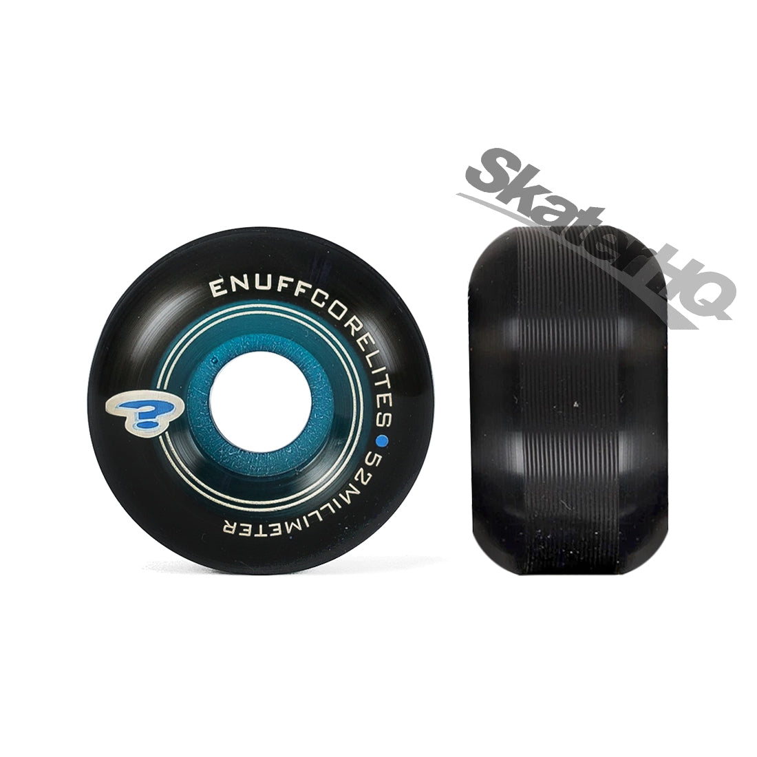 Enuff Corelites 52mm 101a 4pk - Black/Blue Skateboard Wheels