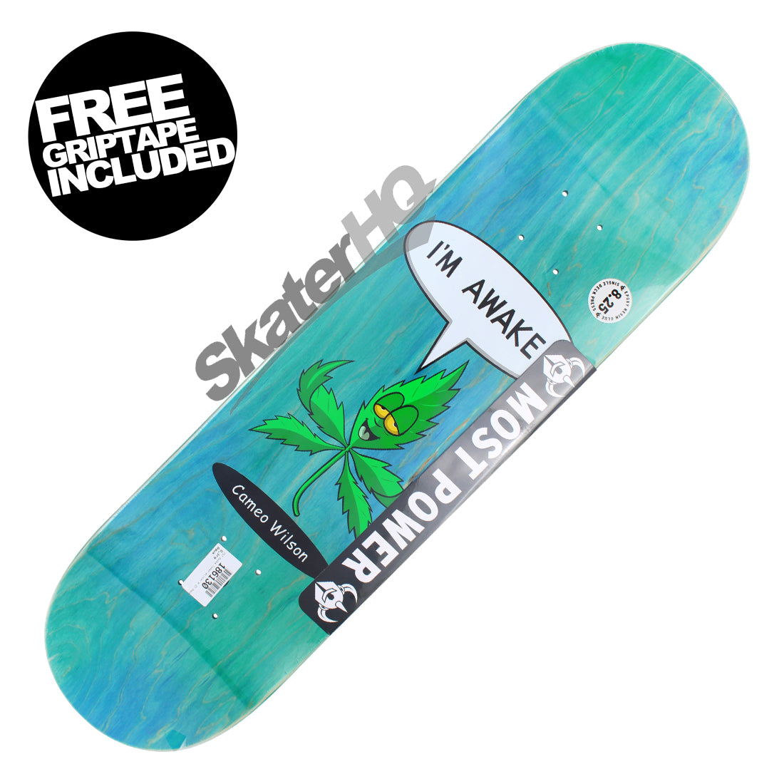 Darkstar Awake Wilson 8.25 Deck - Aqua Skateboard Decks Modern Street