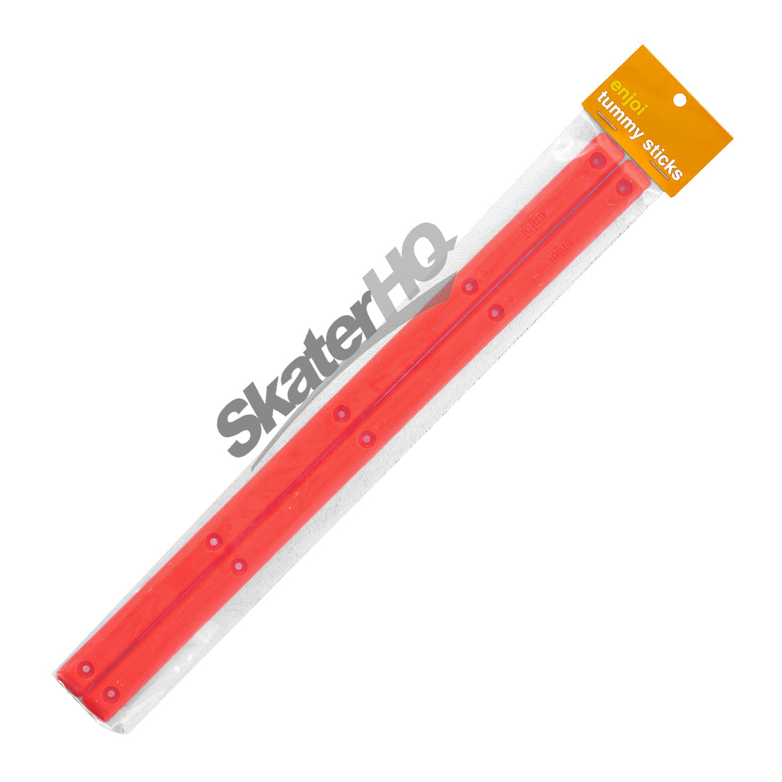 Enjoi Tummy Sticks Skate Rails 2pk - Red Skateboard Hardware and Parts