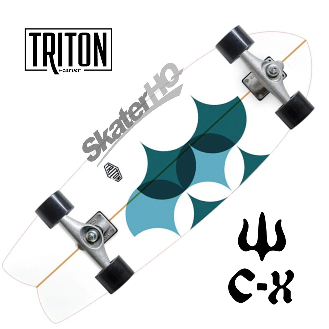 Carver Triton Astral 29 CX Raw Complete Skateboard Compl Carving and Specialty