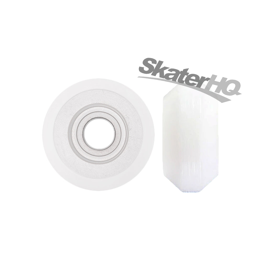 Sliqx 45mm Bearing Taker Anti-Rocker - White Inline Aggressive Wheels