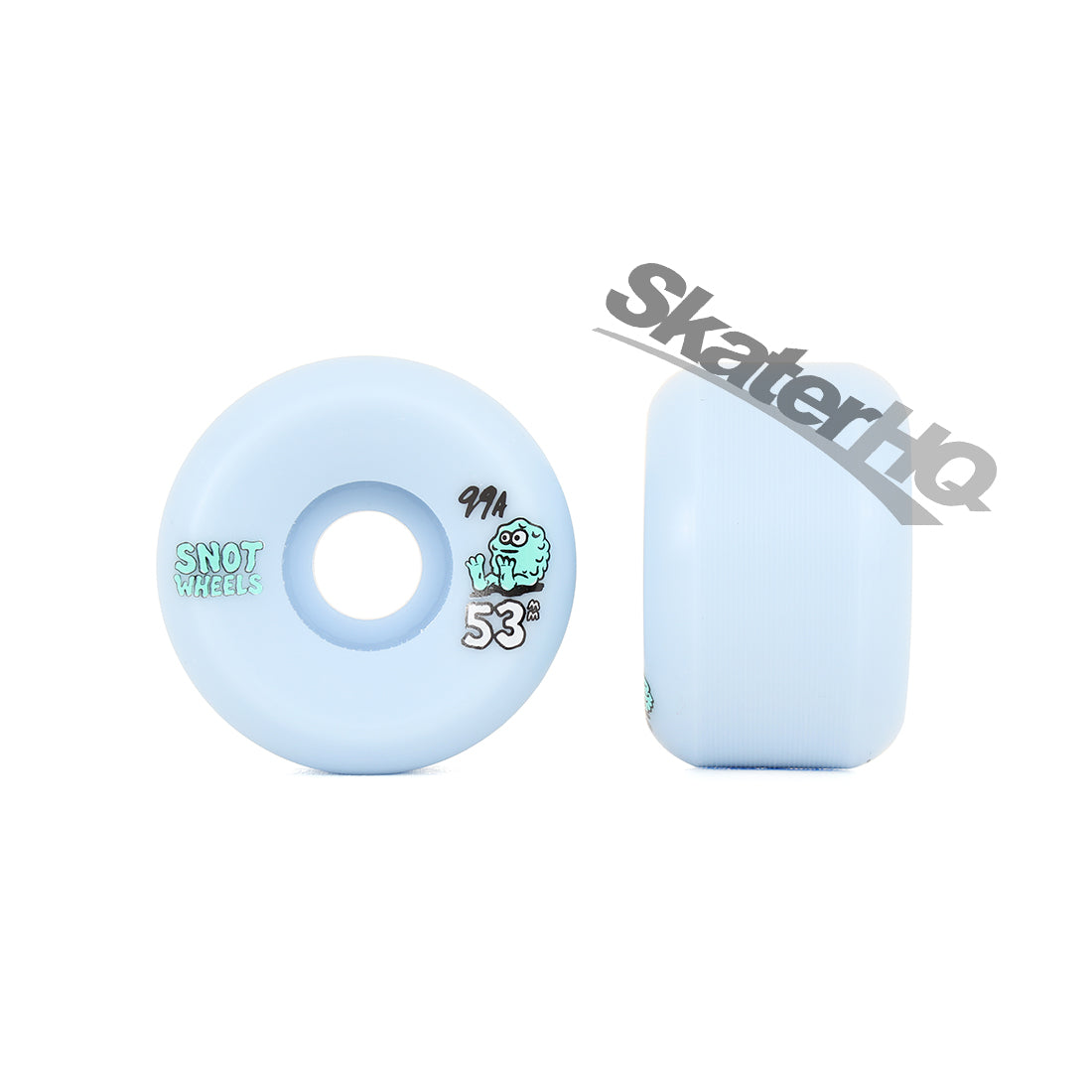 Snot Team Conical 53mm 99a 4pk - Ice Blue Skateboard Wheels