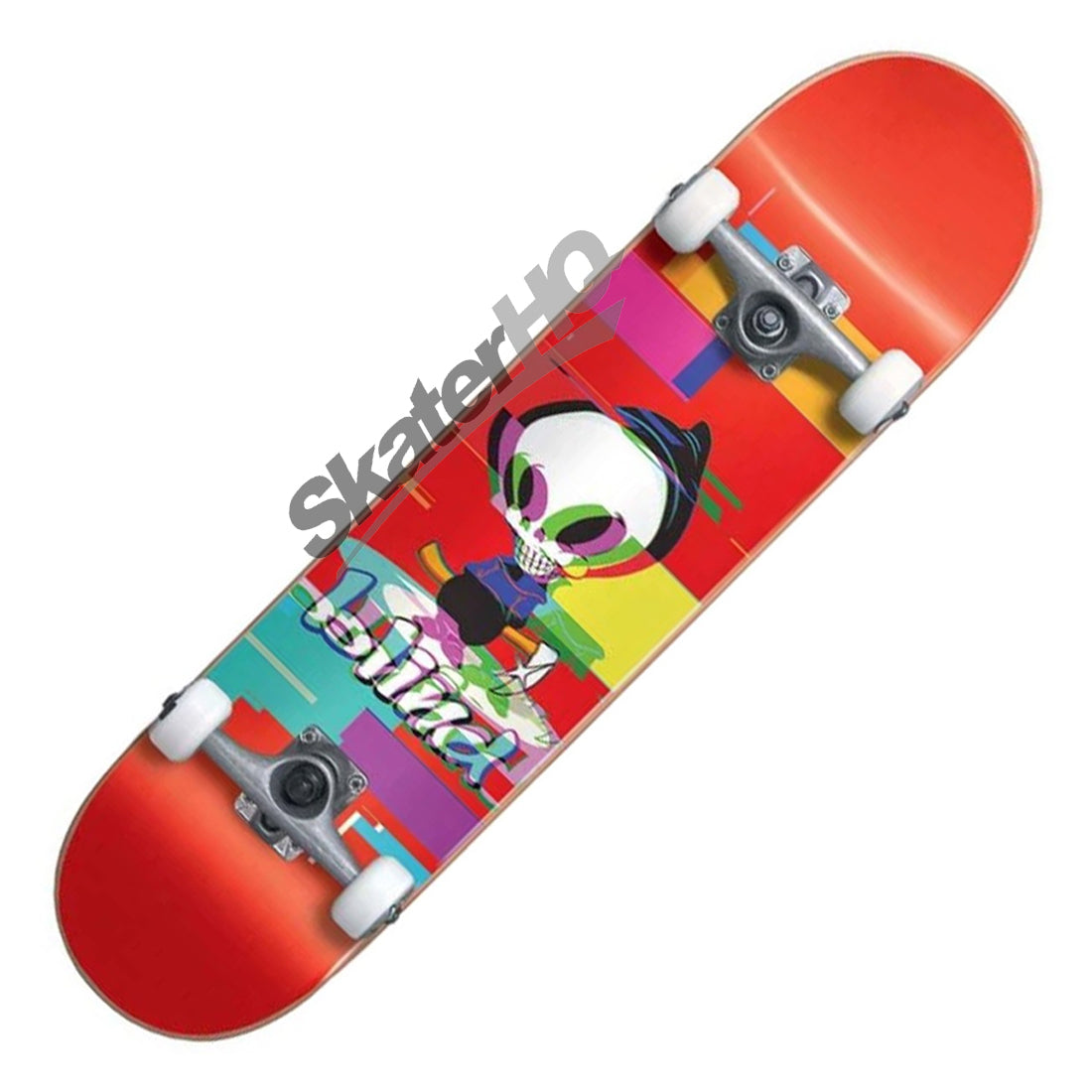 Blind Reaper Glitch 7.75 Complete - Bright Red Skateboard Completes Modern Street