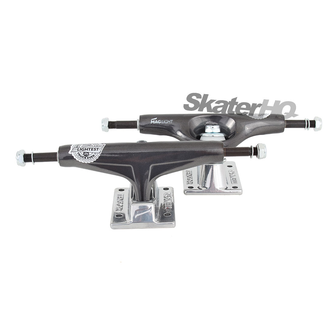 Tensor Mag Light 5.25 - Gunmetal/Silver Skateboard Trucks