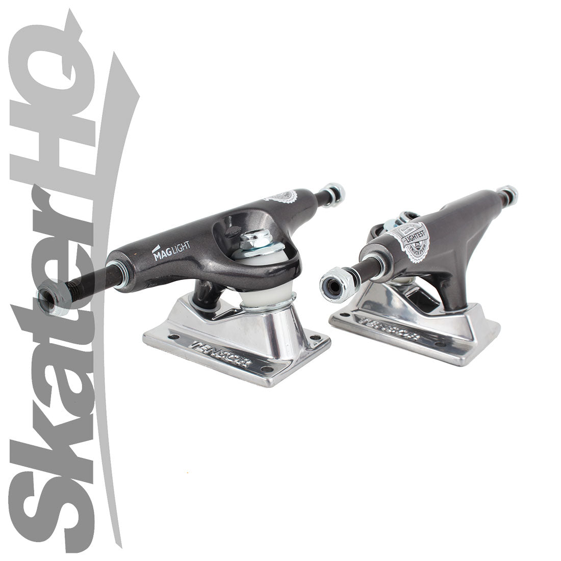Tensor Mag Light 5.25 - Gunmetal/Silver Skateboard Trucks