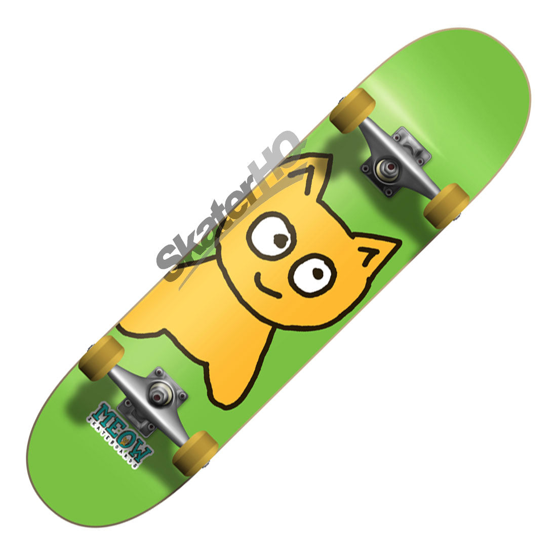 Meow Big Cat 7.5 Complete - Green Skateboard Completes Modern Street
