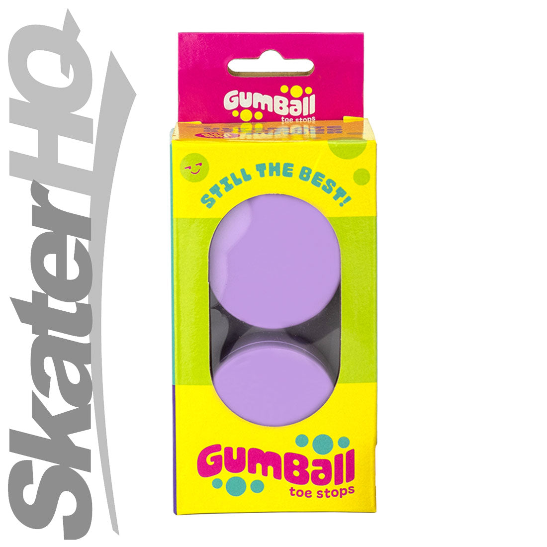 Gumball Toe Stops - Long/Standard - Grape 83A Roller Skate Hardware and Parts