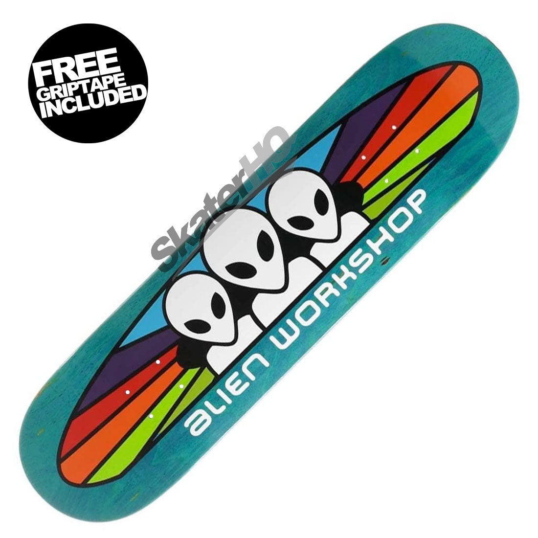 Alien Workshop Spectrum Stain 8.25 Deck - Aqua Skateboard Decks Modern Street