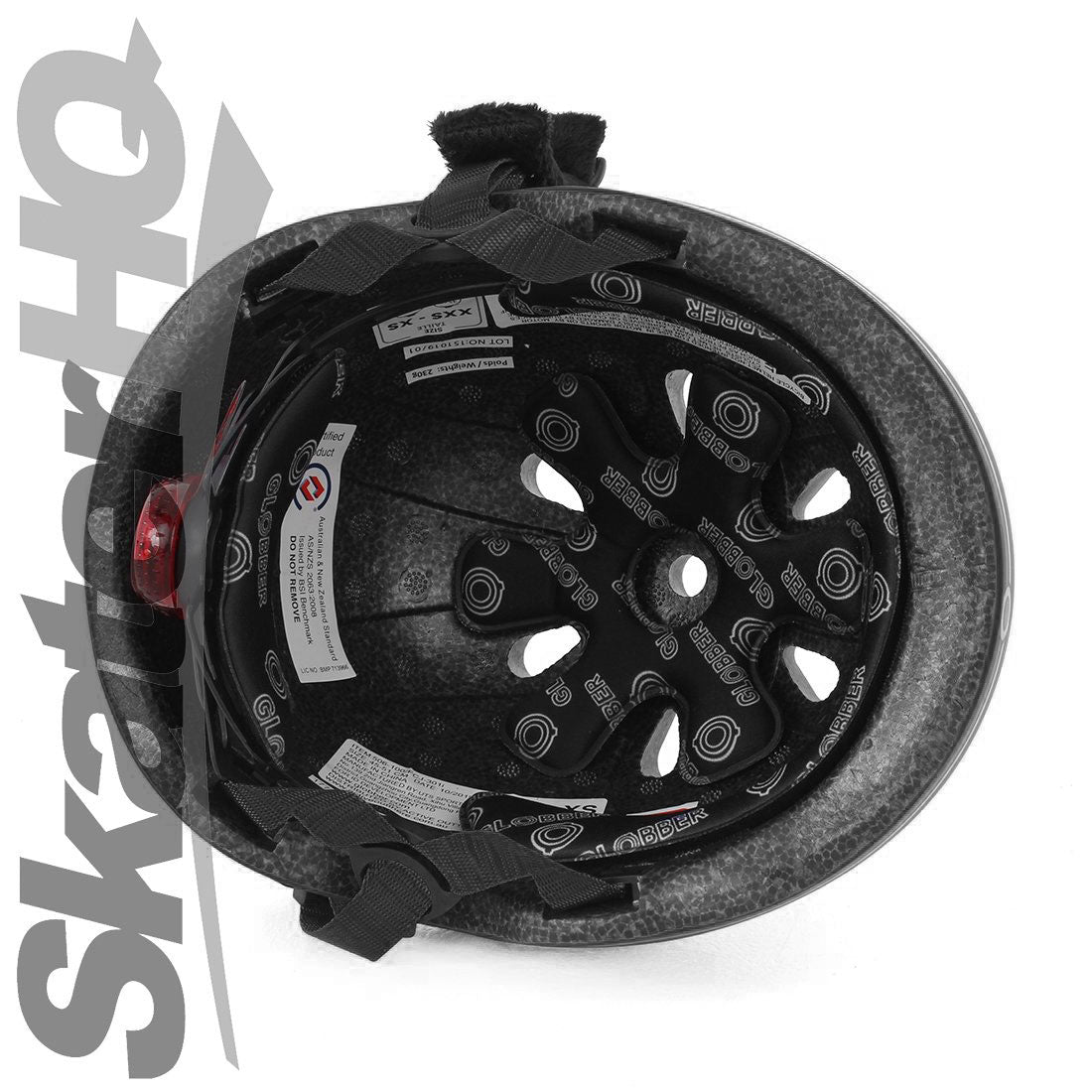 Globber LED Kids Helmet - Black - XS/S Helmets