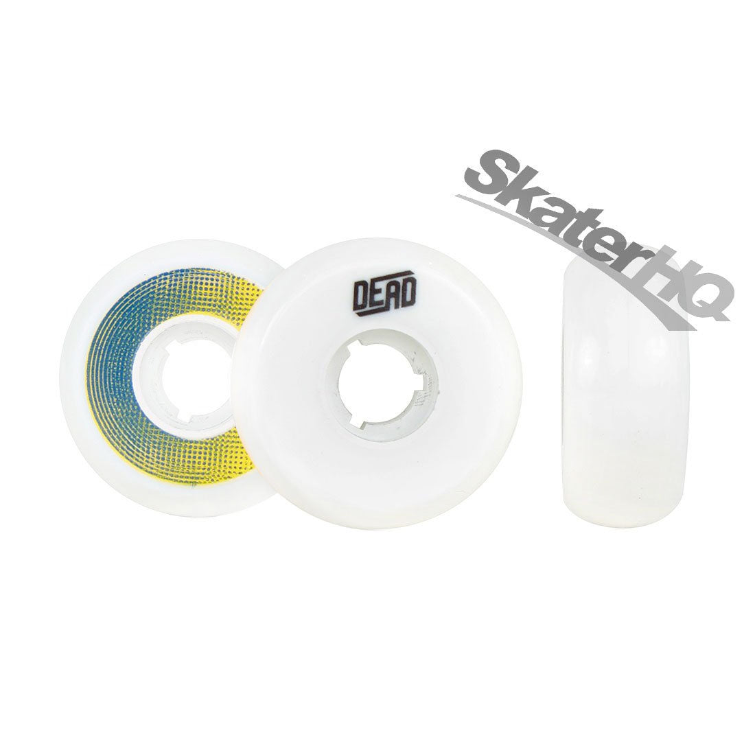 Dead Team Gradient 58mm 88a 4pk - Blue/Yellow Inline Aggressive Wheels
