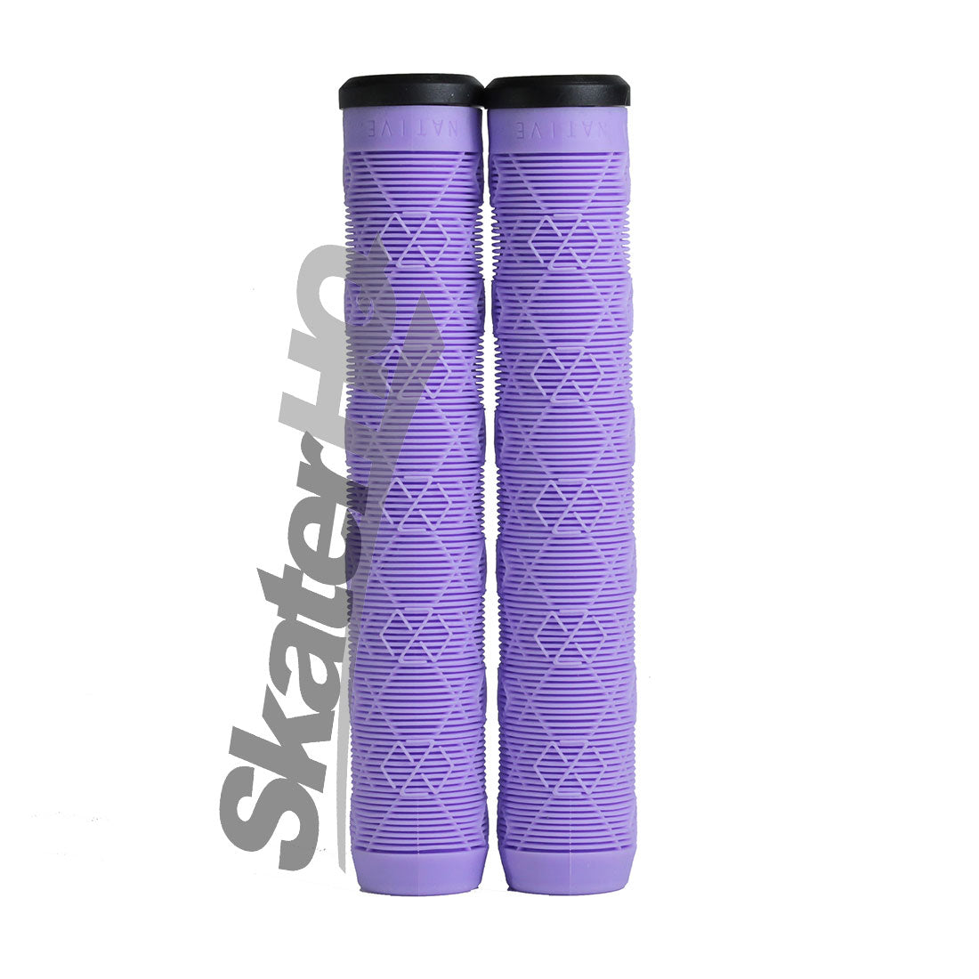 Native Emblem Grips - Lilac Scooter Grips