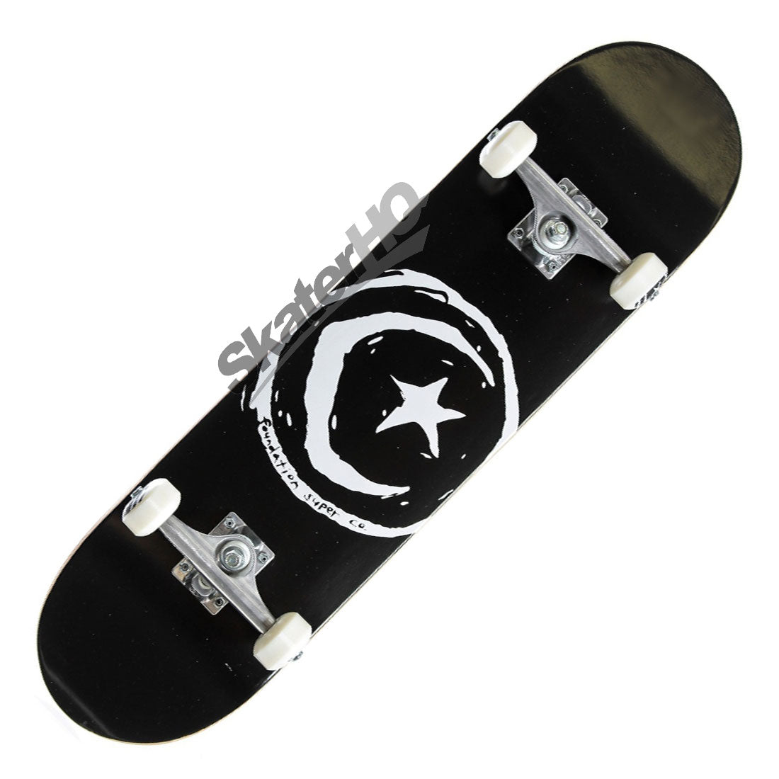 Foundation Star &amp; Moon 8.0 Complete - Black Skateboard Completes Modern Street