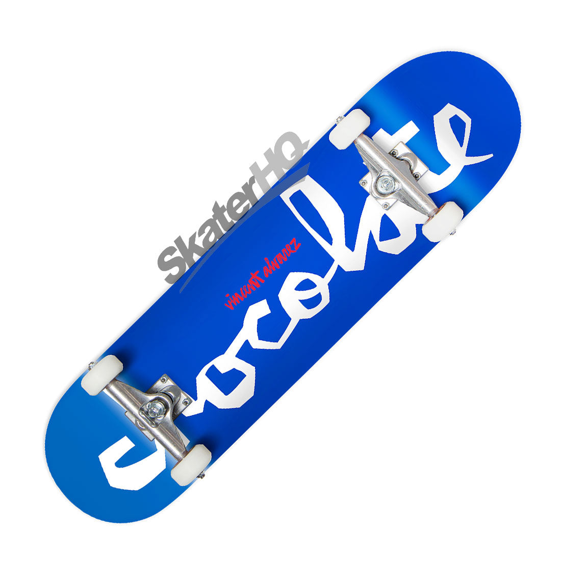 Chocolate Alvarez 7.375 Complete - Blue Skateboard Completes Modern Street
